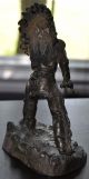 Antique Austrian Bronze Of An Indian By Carl Kauba,  Lurking Scout,  Vienna Metalware photo 2
