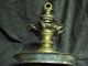 Big Brass Hanging Oil Lamp Middle East / Holy Land / Islamic Family Piece Metalware photo 4