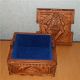 Rare Exclusive Casket Carving Wood Masonic For Jewelry Boxes photo 1