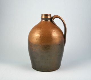 Middle Tennessee Pottery Jug 19th Century Excellent Glaze And Condition photo