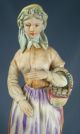 Vintage Arnartcreations Victorian Ceramic Or Porcelain Figure W/ Hens & Chickens Figurines photo 1