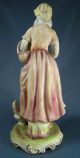 Vintage Arnartcreations Victorian Ceramic Or Porcelain Figure W/ Hens & Chickens Figurines photo 2