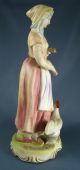 Vintage Arnartcreations Victorian Ceramic Or Porcelain Figure W/ Hens & Chickens Figurines photo 4