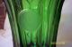 Mint Vtg.  Fostoria Emerald Green 1887 Coin Press - Dot - Spot Urn Vase Dresser Dish Other photo 4