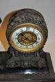 Waterbury Figural Mantel Clock Roman Soldier Clocks photo 2