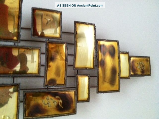 Mid Century Metal Wall Art Decor