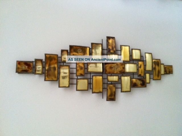 Mid Century Metal Wall Art Decor