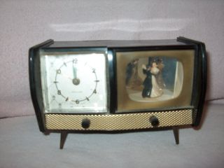 Musical Alarm In Shape Of A Television Two Side ' S Made In Germany Read Descripti photo