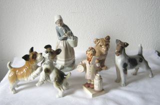 5 Lovely Porcelain Figures Of Famous Manufacturers photo