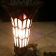 Tiffany/ Tiffany Style Up Lamp Stained Glass Table Vintage Lamps photo 4