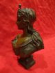 Art Nouveau Bust Of Orient By E Villanis. Metalware photo 3