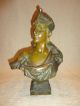 Art Nouveau Bust Of Orient By E Villanis. Metalware photo 6