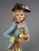 Antique Volkstedt German Porcelain Monkey Band Bagpipe Player Dresden Figurine Figurines photo 1