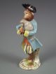Antique Volkstedt German Porcelain Monkey Band Bagpipe Player Dresden Figurine Figurines photo 5