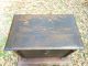 Rare English Oak W/ Barley Twist Coal Hod Scuttle Kindling Log Box On Casters Other photo 1