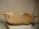 Antique Carved Wood Dog Large 15 Inches Long Nr Carved Figures photo 7