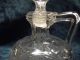Cut Glass Decanter With Large Hobstar Design With Handle & Stopper Decanters photo 2