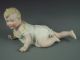 19c Antique German Bisque Piano Baby Figurine Figurines photo 2