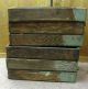 Set Of 6 Matching Small Finger Jointed Wood Wooden Box Bin Drawers Boxes photo 1