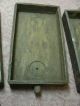 Set Of 6 Matching Small Finger Jointed Wood Wooden Box Bin Drawers Boxes photo 4