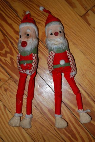 2 Antique Christmas Elves From Rice - Bayerdorf Co.  Philadelphia photo