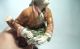 Antique German Figurine Of A Man Holding 2 Birds In Apron Figurines photo 1