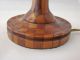 Pair Of Parquetry Bedside Lamps Circa 1950s. Lamps photo 1