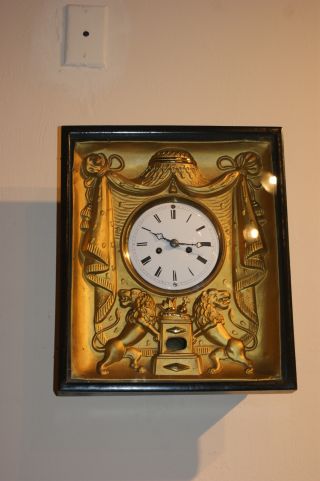 Antique Wall Clock 1880 photo