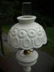 Vintage Milk Glass Hurricane Table Lamp Wow Lamps photo 3