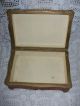 Vintage Florentine Italy Italian Wood Box Gold Gilt Letter Cigarette Box Boxes photo 6