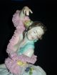 Gorgeous Antique Volkstedt German Porcelain Dresden Ballerina Dancer Figurine Figurines photo 2