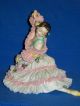 Gorgeous Antique Volkstedt German Porcelain Dresden Ballerina Dancer Figurine Figurines photo 3