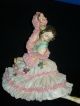 Gorgeous Antique Volkstedt German Porcelain Dresden Ballerina Dancer Figurine Figurines photo 4