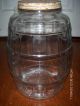 Vintage Very Large Glass Pickle Jar W/ Lid Jars photo 1
