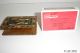 Lovely Rare Cloisonne Matchbox Swedish Matches Enameled Birds And Ship Design Metalware photo 10