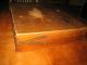 Antique Artist Paint Box Dovetail Wood Artists Traveling Painters Oil Vintage Boxes photo 3