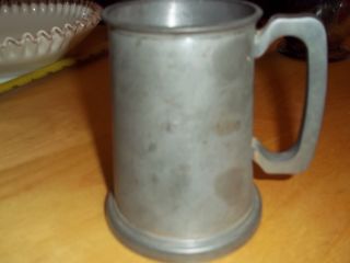 Vintage Pewter Handled Tankard Mug,  Made In England 5 