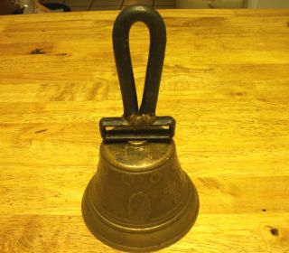 Brass Bell 1878 Saignelegier,  Chiantel Bondeur Cow Bell Made Into House Bell photo
