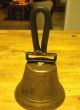 Brass Bell 1878 Saignelegier,  Chiantel Bondeur Cow Bell Made Into House Bell Metalware photo 1