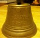 Brass Bell 1878 Saignelegier,  Chiantel Bondeur Cow Bell Made Into House Bell Metalware photo 2