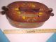 Antique Vtg Rosemaled Folk Art Norway/ Norwegian Wooden Tine/tina Box Signed Boxes photo 9