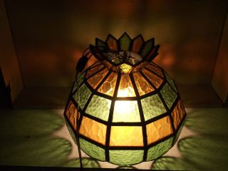 Old Vintage Hanging Lamp Looks Very Cool When Lit Up Check It Out photo