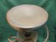 Antique Glass Lamp Light Base,  W/mountain And Pine Tree Scene. .  $9.  99 Nr L@@k Lamps photo 2