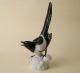 Soviet Russian Porcelain Figurine Animal,  Bird Magpie,  Lomonosov Lfz.  Old 50s Figurines photo 1