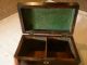 Antique Georgian Tea Caddy - Mahogany & Inlays Cir.  1820 Boxes photo 2