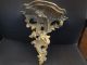 Antique Old Italy Carved Gilt Wood Shelve Rococo Other photo 2