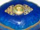 Sevres Paul Milet Blue Jewelry Dresser Box With Victorian Woman Boxes photo 1