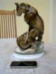 Huge Zsolnay Playing Bears - Hand - Painted - Made In Hungary - 1911 Béla Markup Figurines photo 2