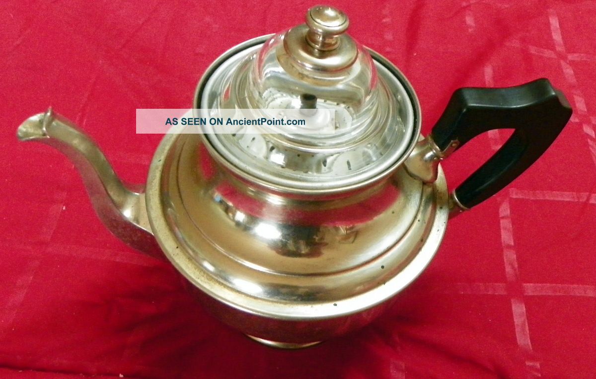 Antique Manning - Bowman Coffee Percolator - Not Electric Metalware photo