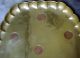 Italian Brass Antique Tray Inlaid With Copper Coins 23 